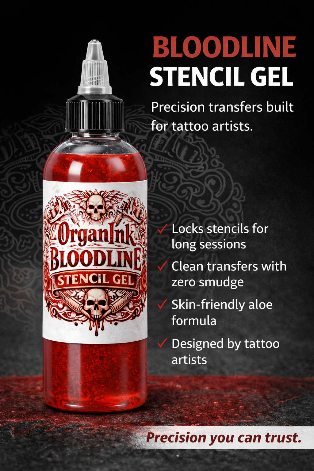 Bloodline Stencil Gel